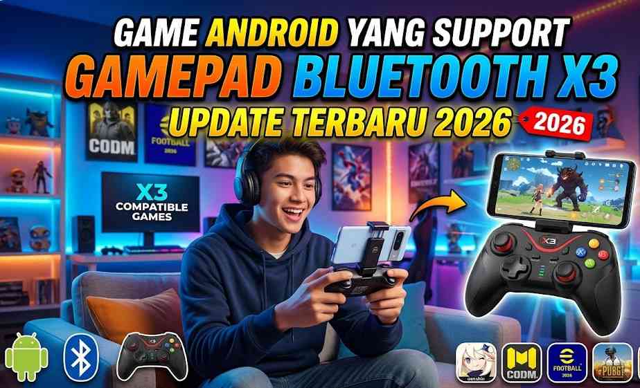 Game Android yang Support Gamepad Bluetooth X3 Update Terbaru 2026