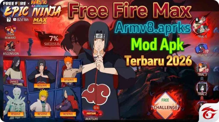 free fire max armv8.apks mod apk link download terbaru 2026